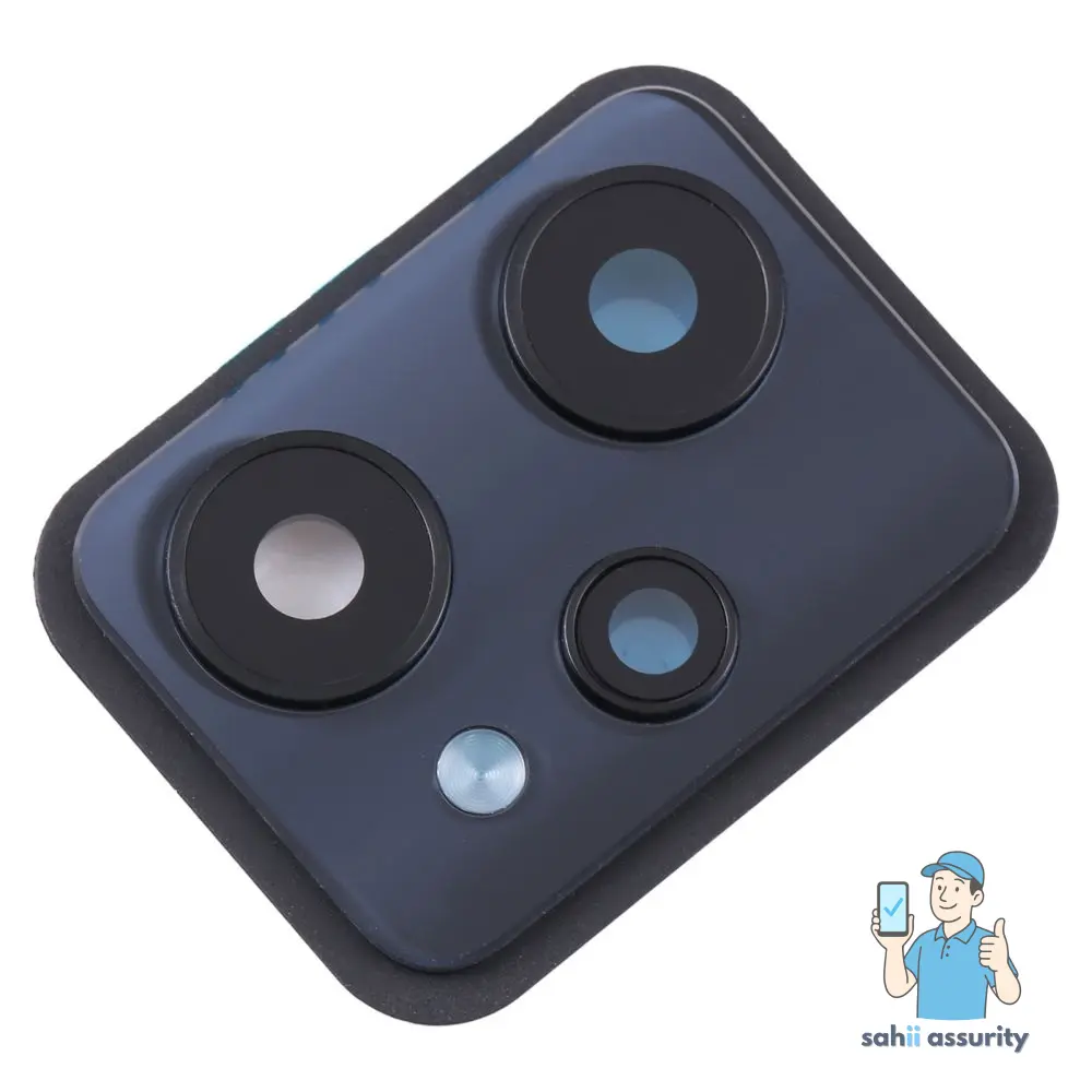 Camera Lens Glass with Frame for Realme 9 Pro White